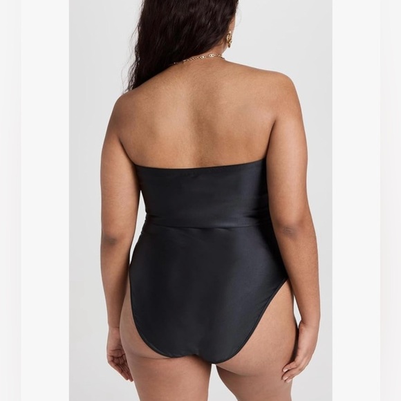 Good American Strapless Ruched One Piece - Picture 2 of 8